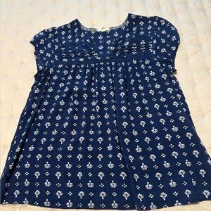 Mason & Belle Floral Navy Top